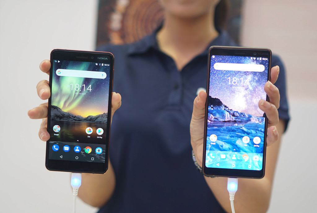 Nokia 6, 7 Plus về Việt Nam, giá 6 và 9 triệu đồng
